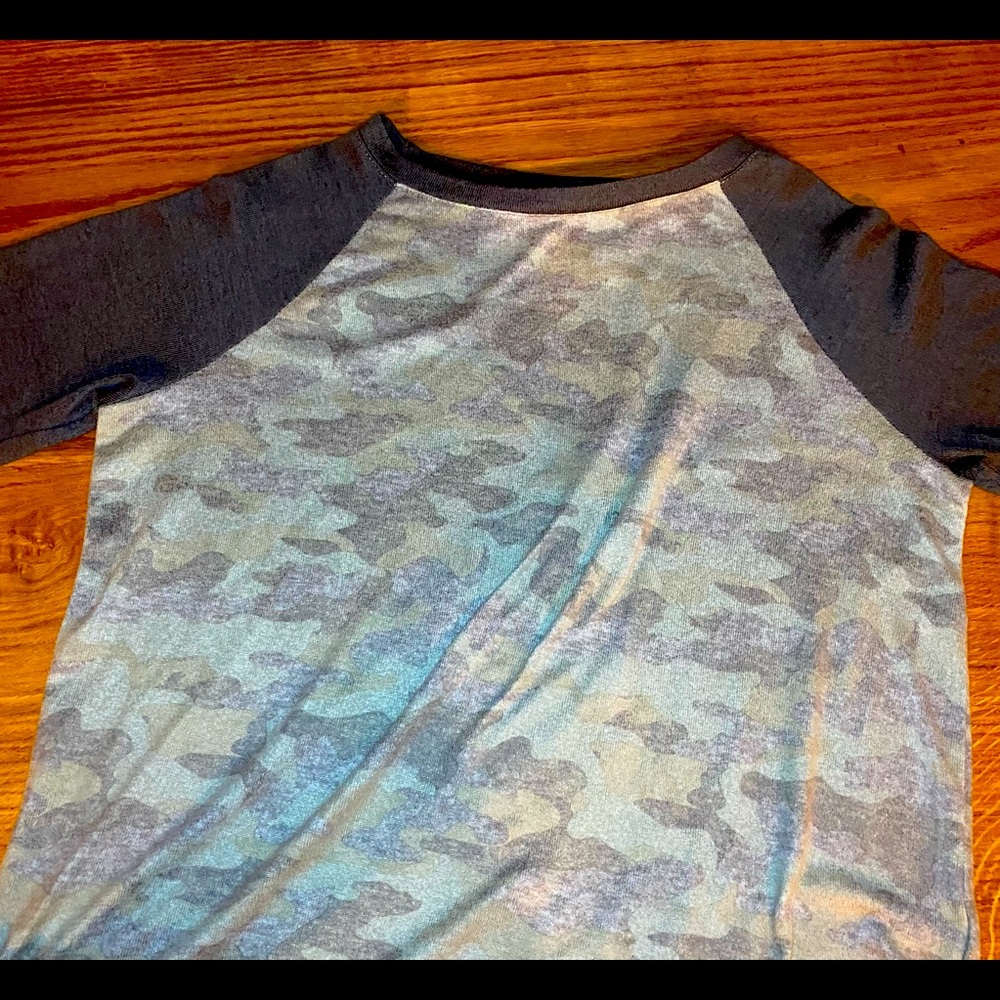 Camo long sleeve shirt